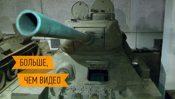 Т-34 и Ганомаг. Интерактивный репортаж с военно-технической базы Мосфильма