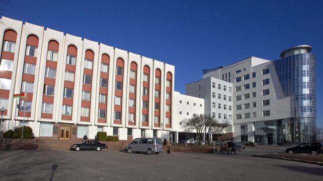 Здание Министерства иностранных дел Республики Беларусь. Архивное фото