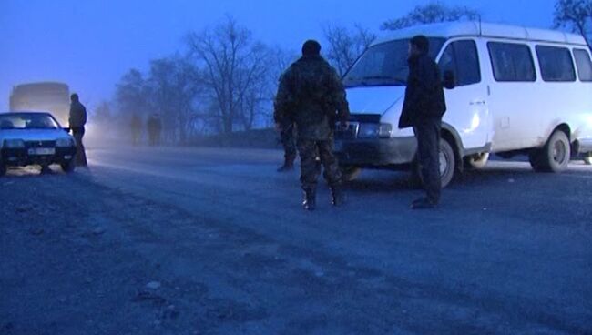 Взрыв на посту ДПС в дагестанском городе Хасавюрте