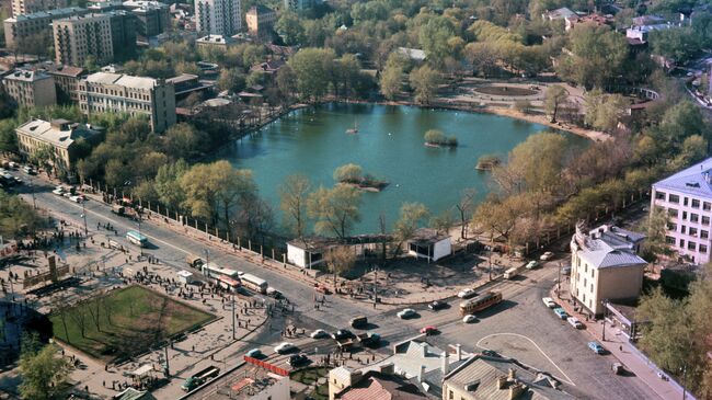 Вид на Московский зоопарк. Архив