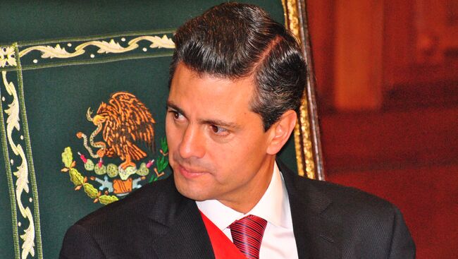 Президент Мексики Энрике Пенья Ньето. Архив