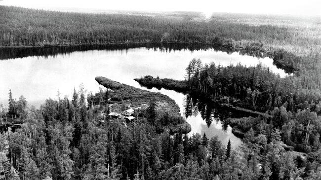 Место падения Тунгусского метеорита. Архивное фото