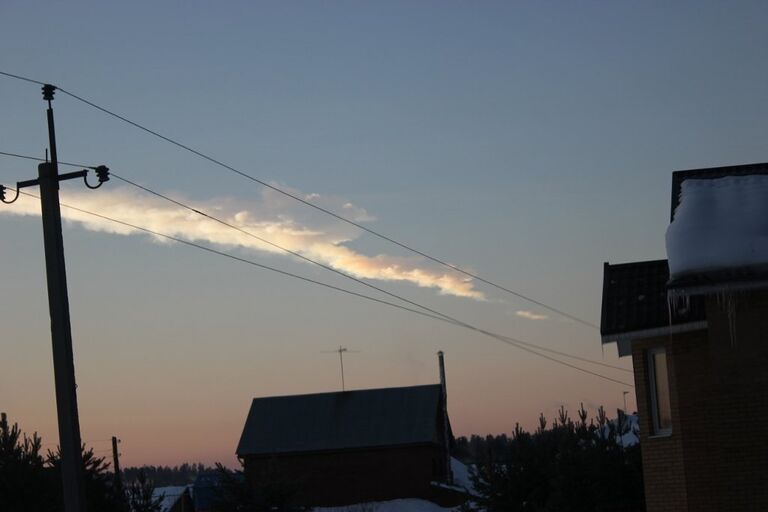 Метеорит в Свердловской области Метеорит в Свердловской области