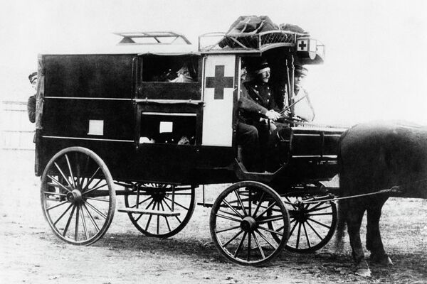 Машина скорой помощи датских вооруженных сил, 1878 год