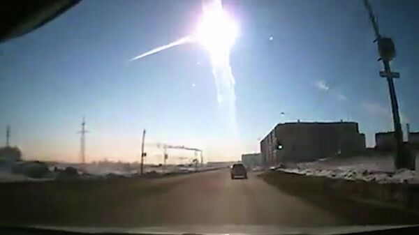 Падение метеорита в Челябинской области. Архивное фото