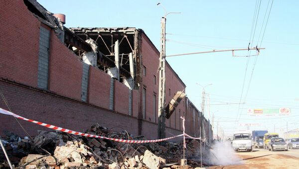 Цинковый завод в Челябинске после падения космического объекта