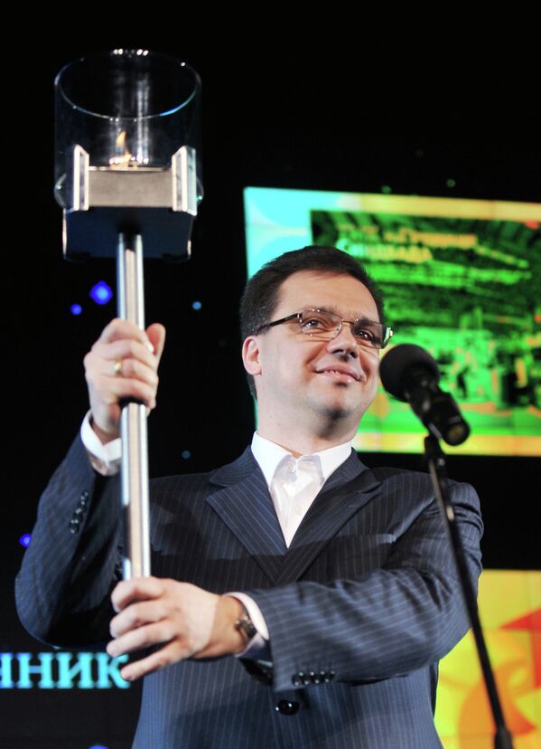 Валерий Левченко на церемонии вручения национальной премии Серебряный Лучник