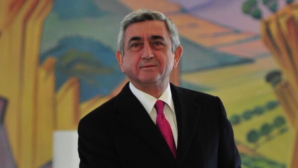 Президент Армении Серж Саргсян. Архив