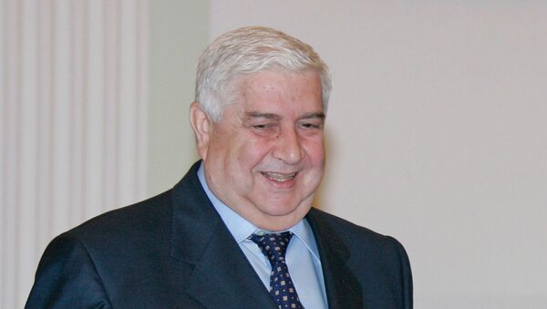 Министр иностранных дел Сирии Валид Муаллем