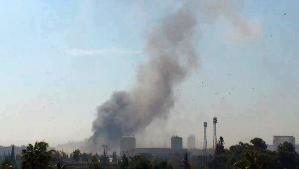 Взрыв в центре Дамаска