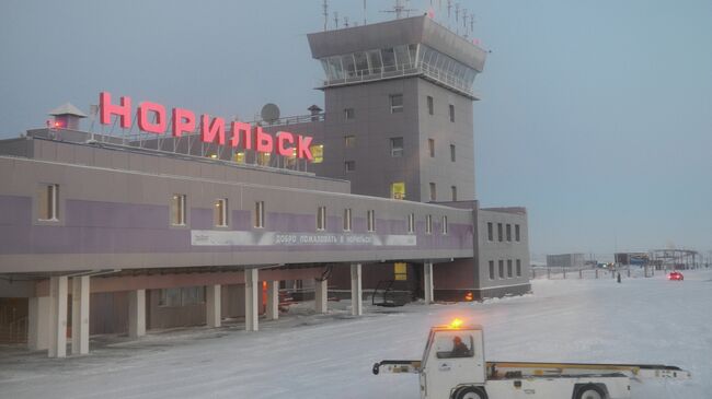 Здание аэропорта Норильск. Архивное фото.