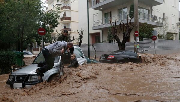 Наводнение в Афинах