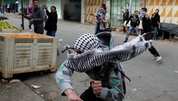 Столкновение палестинцев с израильскими силами правопорядка