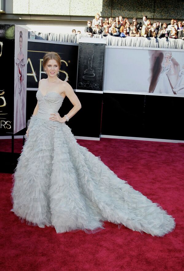 Эми Адамс в платье от Оскара де ла Рента на 85-й церемонии вручения премии Оскар