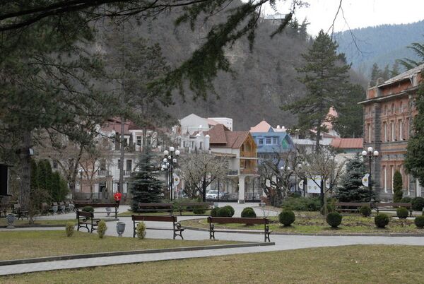 Город-курорт Боржоми в Грузии