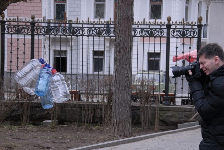 В парке минеральных вод в Боржоми