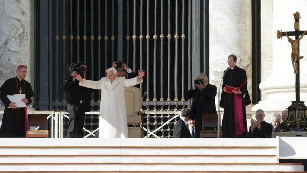 Последняя всеобщая аудиенция Папы Римского Бенедикта XVI