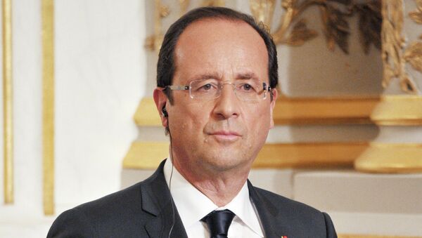 Президент Франции Франсуа Олланд . Архивное фото