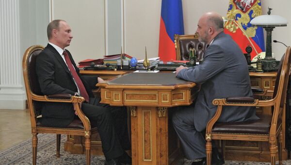 Встреча В.Путина и К.Ильковского в Ново-Огарево