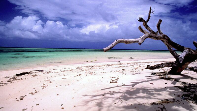 Один из пляжей на Маршалловых островах - РИА Новости, 1920, 17.12.2025