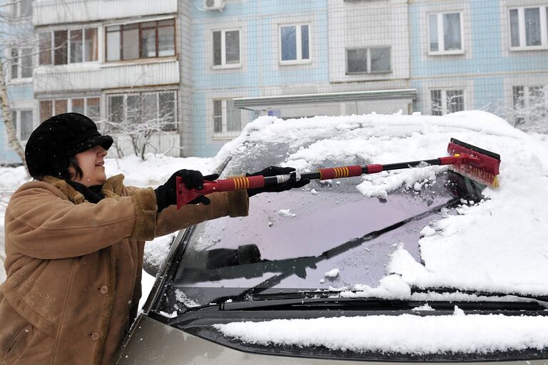 Снегопад в Москве