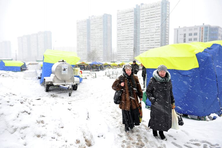 Снегопад в Москве