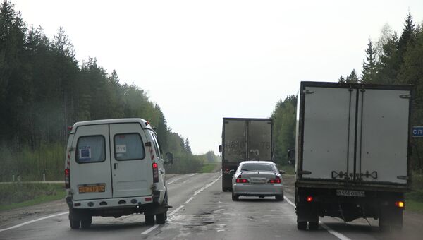 Автомобильная дорога в Костроме