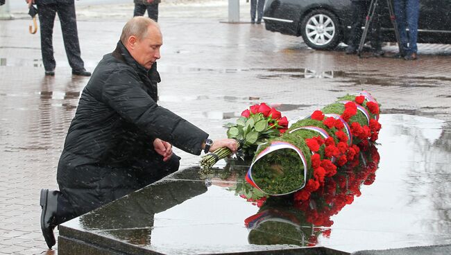 Рабочая поездка В. Путина в Псков