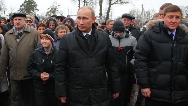 Рабочая поездка В. Путина в Псков