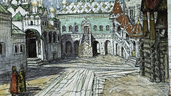 Картина Царская площадка в Кремле