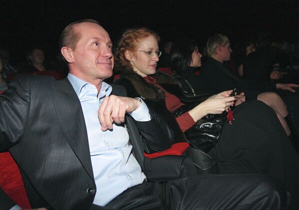 Андрей Панин и Наталья Рогожкина на премьере фильма Кандагар