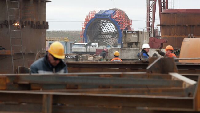 Строительство Загорской ГАЭС-2 в Московской области. Архив