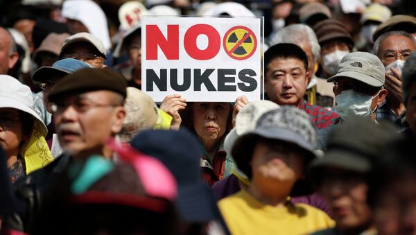 Десятки тысяч человек протестуют в Токио против программы властей в области ядерной энергетики