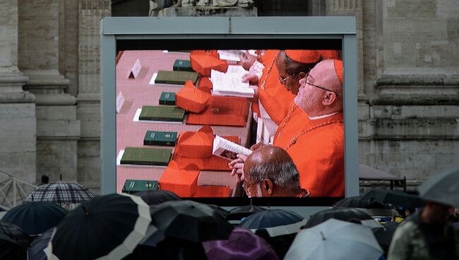 Голосование конклава кардиналов Голосование конклава кардиналов