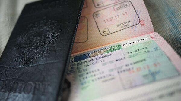 Шенгенская виза. Архивное фото
