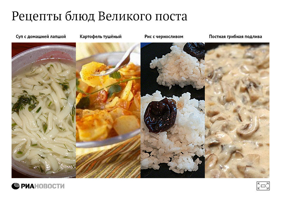 Рецепты Блюд В Пост С Фото