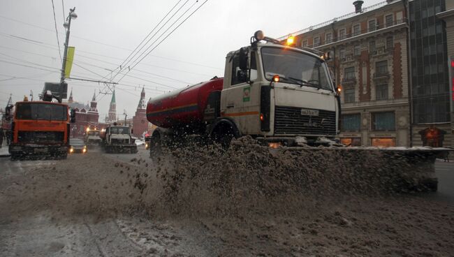 Сильный снегопад в Москве