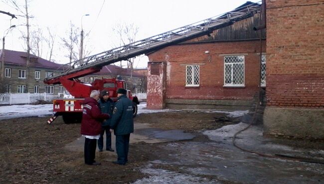 Пожар в детдоме под Иркутском