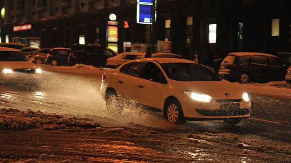 Ледяной дождь в Москве, архивное фото