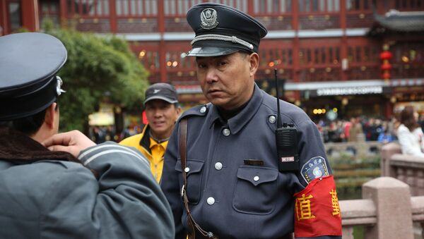 Китайские полицейские. Архивное фото.