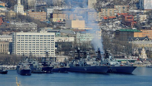 Отряд кораблей ТОФ во Владивостоке