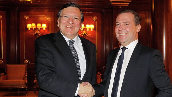 Встреча Дмитрия Медведева с Жозе Мануэлом Баррозу