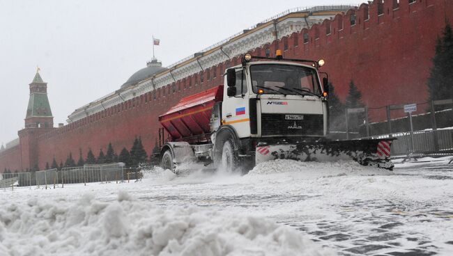 Мартовская метель в Москве