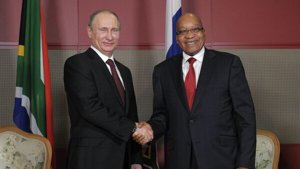 Визит Владимира Путина в Южно-Африканскую республику