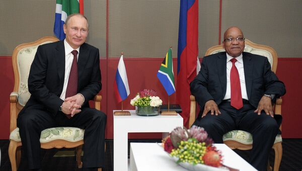 Визит Владимира Путина в Южно-Африканскую республику