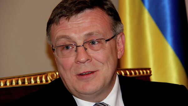 Министр иностранных дел Украины Леонид Кожара. Архив