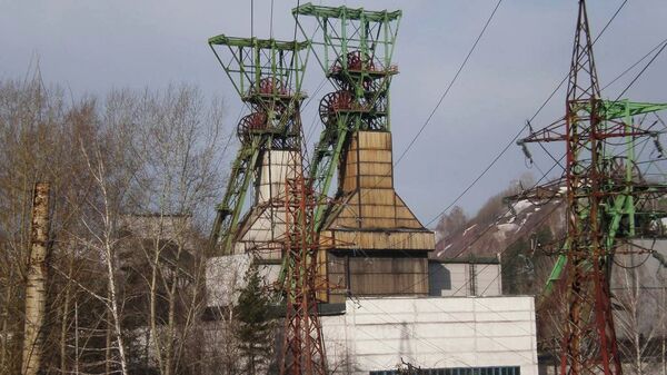 Вид на шахту Осинниковская. Архивное фото