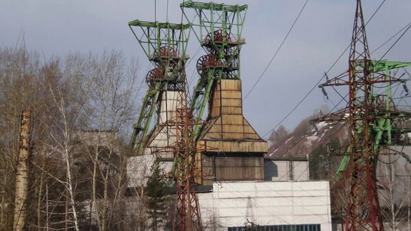 Вид на шахту Осинниковская