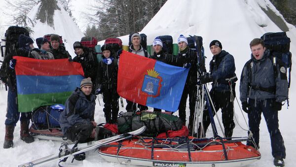 VI российская молодежная экспедиция на лыжах к Северному полюсу