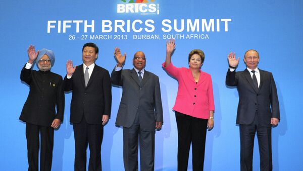 Лидеры саммита БРИКС в южно-африканском Дурбане